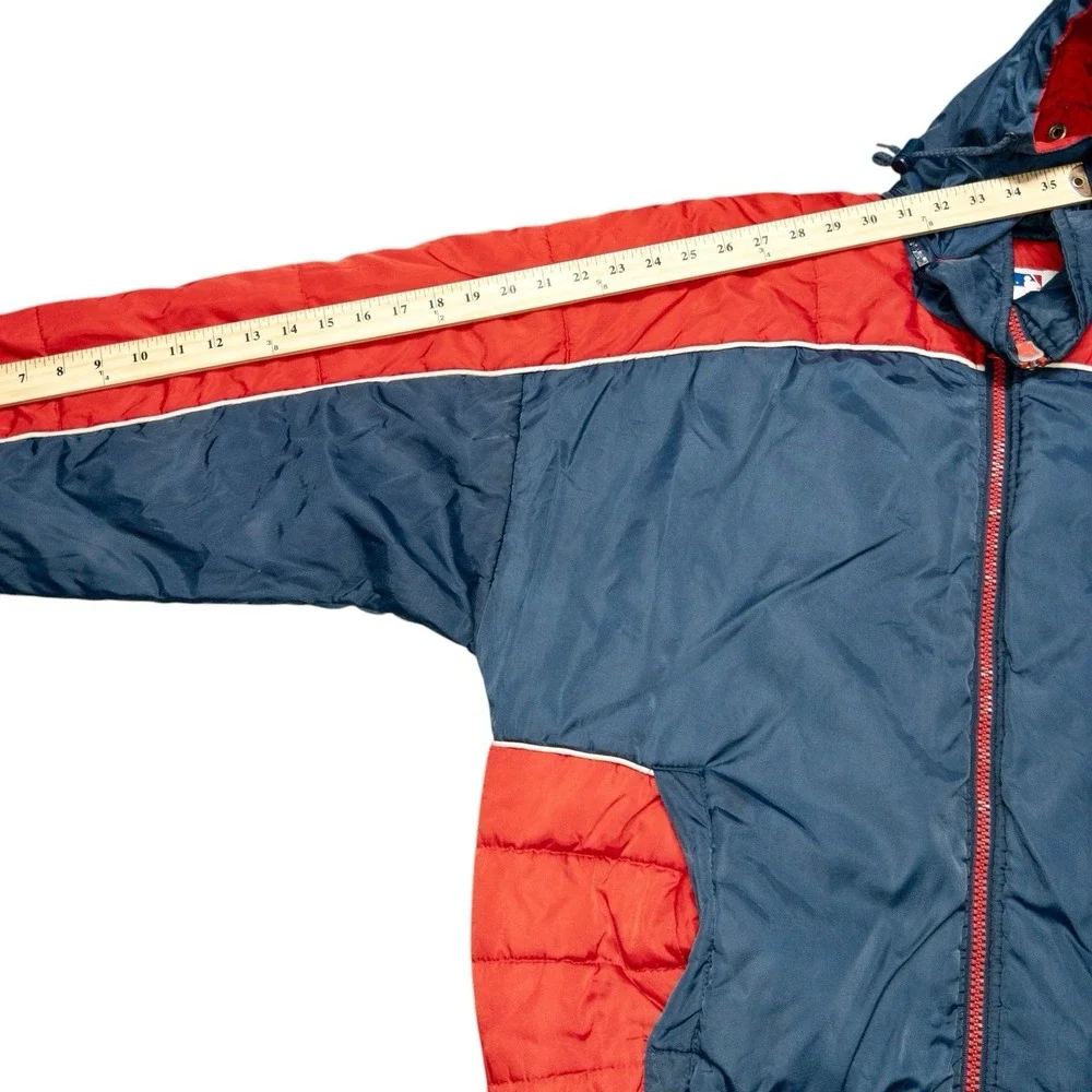 Vintage Pro Player‎ Cleveland Indians Guardians Puffer Jacket Mens Medium MLB